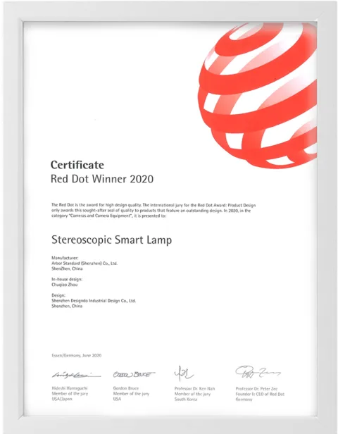 Red Dot Product Design Award 2020